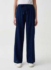 Ovs Wide-Leg Jeans With Drawstring